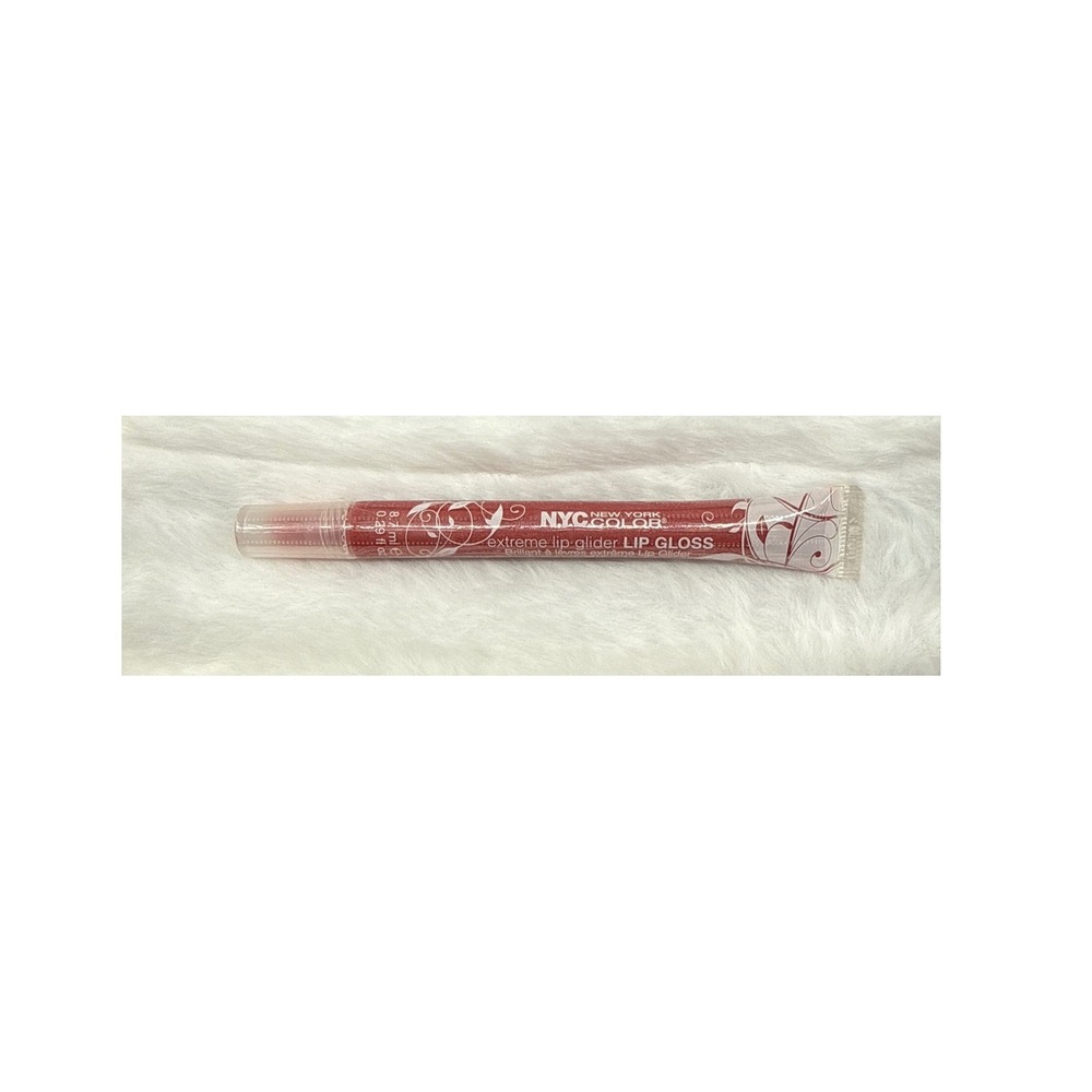 NYC New York Color Extreme Lip Glider Lip Gloss 522U Carnegie Melon 0.29oz